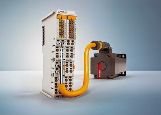 Beckhoff’s EtherCAT I/O system: higher performance range with compact servomotor terminals
