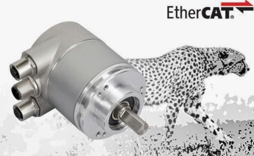 POSITAL’s high-performance IXARC optical rotary encoders are now available with EtherCAT communications interfaces