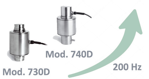 Utilcell Digital Load Cells MOD. 730D and 740D increased their Speed