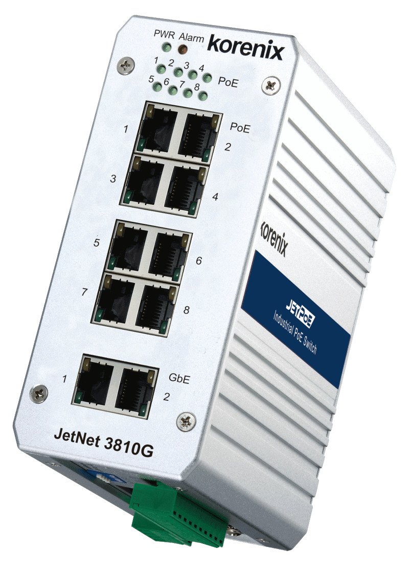 Korenix Launches New Industrial PoE Boost Switch for Transportation Surveillance