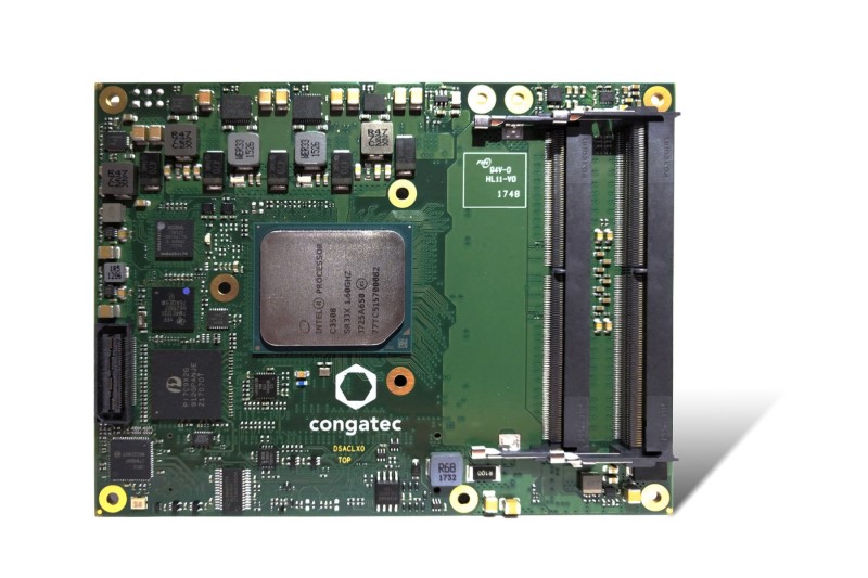 congatec doubles RAM support for Server-on-Modules