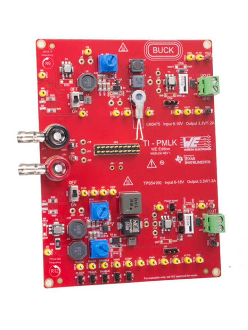 Würth Elektronik choose Variohm NTC ring terminal temperature probe for power inductor hands-on learning kit