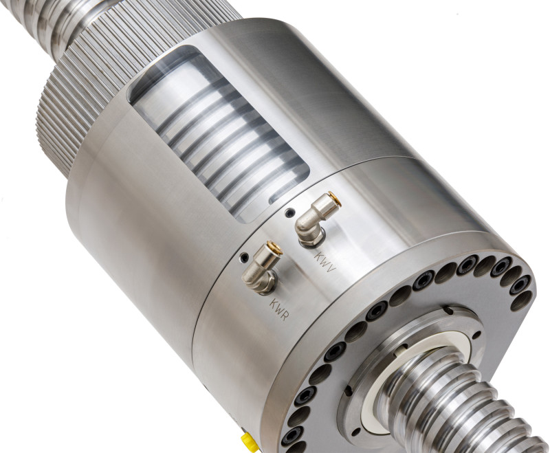 Kammerer Gewindetechnik GmbH has Developed Ball Screw Drives with Nut Cooling for Machine Tools