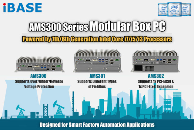 iBASE's 7th/6th Generation Intel Core Expandable Modular Fanless Box PC