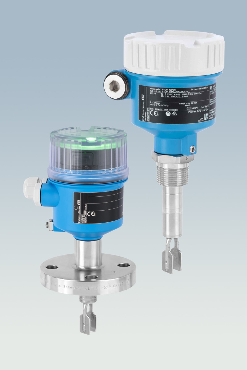 Endress+Hauser Releases Liquiphant FTL51B and FTL41 Point Level Instruments