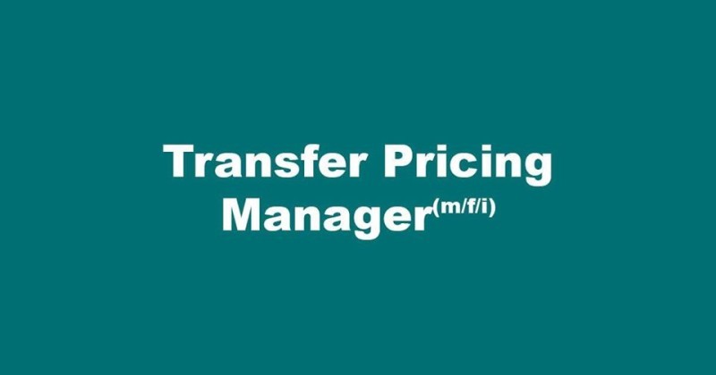 Job Offer by Schenck Process GmbH - Transfer Pricing Manager