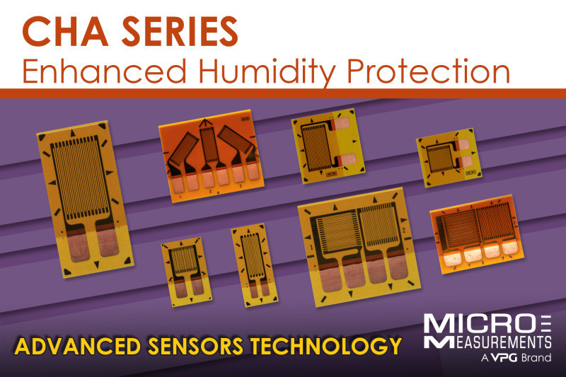 Micro-Measurements introduces CHA Series for Humidity-Exposure Applications