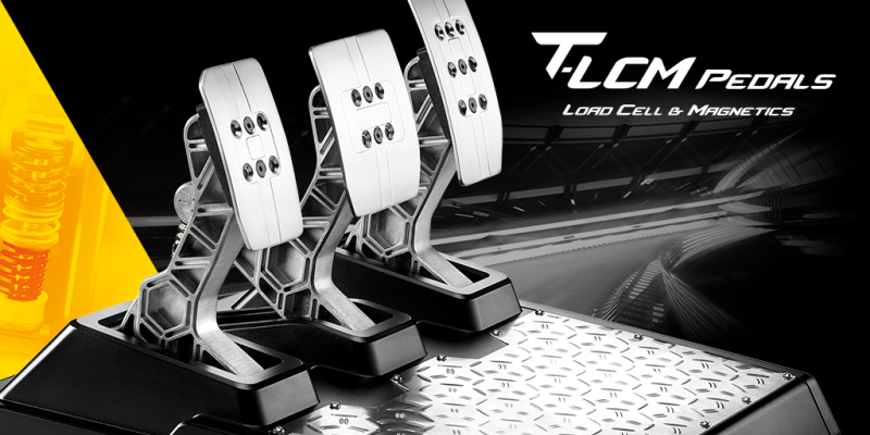 Thrustmaster is thrilled to unveil its first pedal set featuring H.E.A.R.T magnetic technology and a brake pedal with Load Cell force sensor