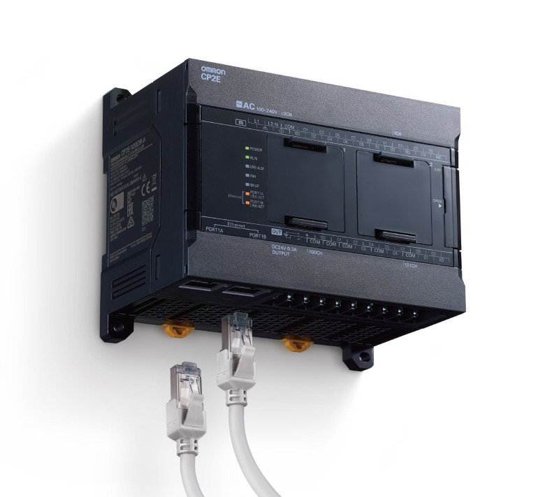 Omron releases new CP2E Series all-in-one controller for compact IoT applications