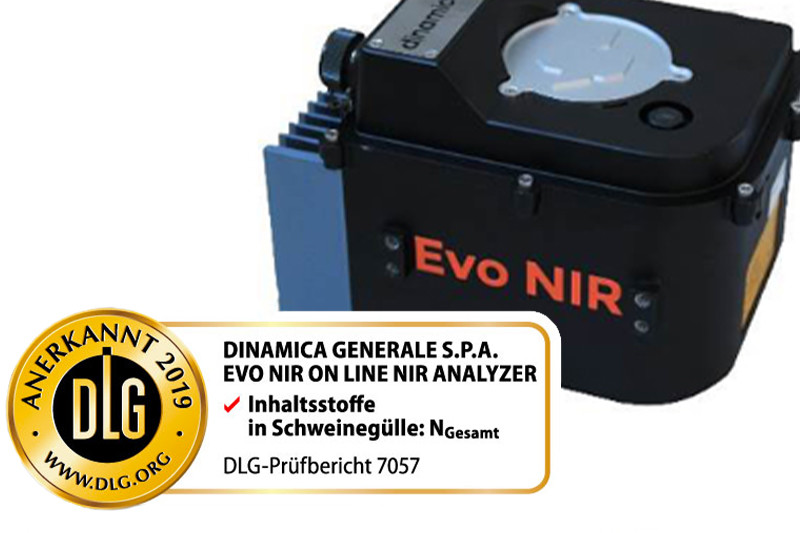 EvoNIR by Dinamica Generale is Now DLG certified for Pig Slurry