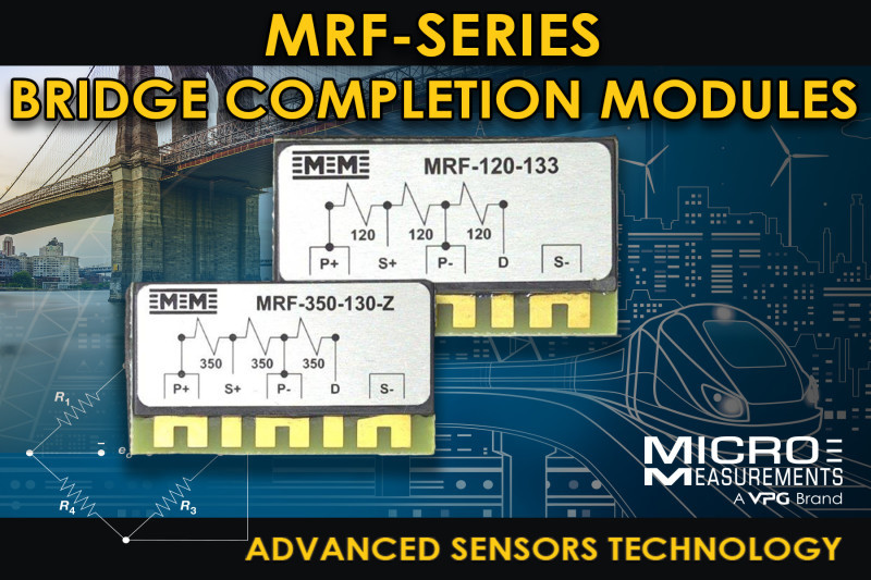 New Micro-Measurements Bridge Completion Modules (BCM) Improve Quality of Strain Measurements for Broad Range of Applications