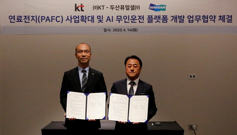 Doosan Fuel Cell Signs MOU with KT for ‘Fuel Cell Business Expansion’