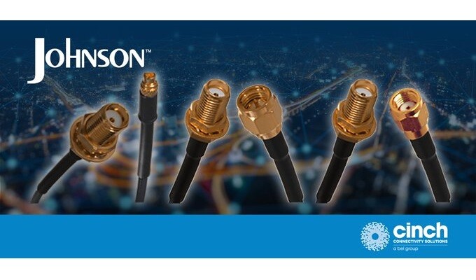 Cinch Connectivity Solutions Announces Johnson™ Cable Assembly Expansion