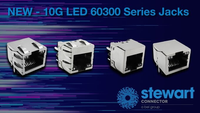 Stewart Connector Announces the Expansion of their 60300 Jack Series