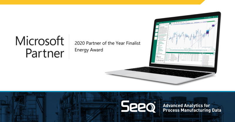 Seeq Recognized as a Finalist for Energy 2020 Microsoft Partner of the Year