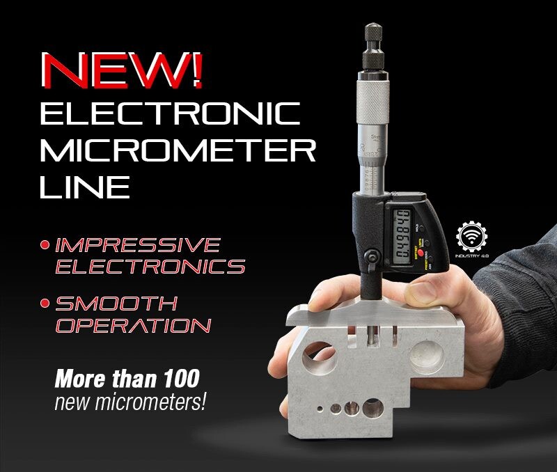 New Starrett's Electronic Micrometer Line