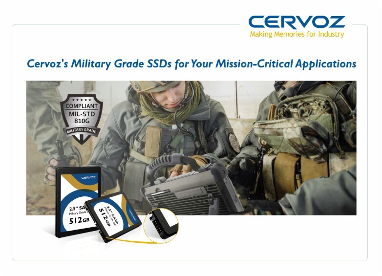 Cervoz's Military Grade SSDs for Your Mission-Critical Applications
