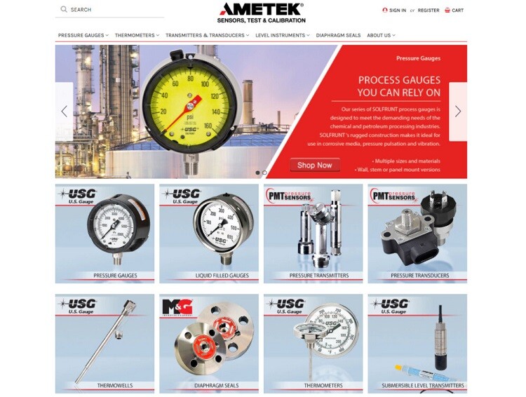 U.S. Gauge Announces the Launch of its New Webshop, Featuring its Full Line of Pressure Measurement Products