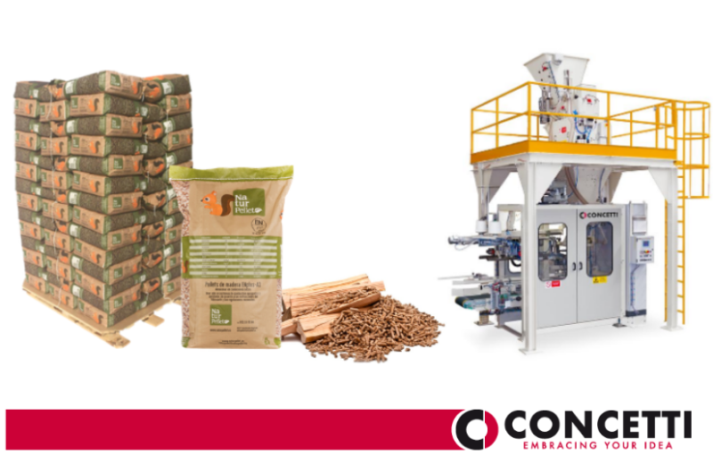 CONCETTI Case Study - Wood pellets in paper bags