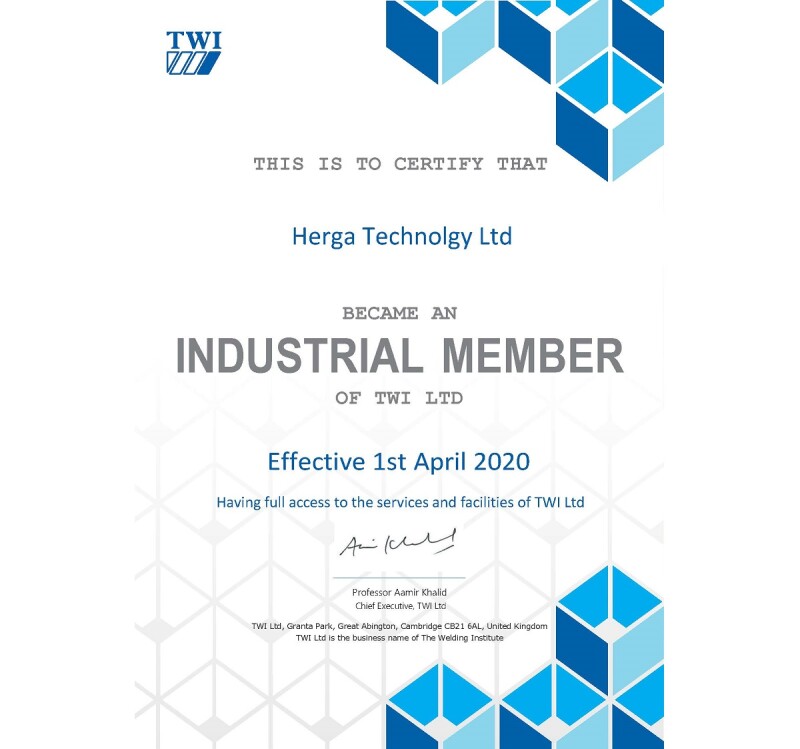 Striving for Excellence in Product Development: Herga Technology Announces TWI Membership