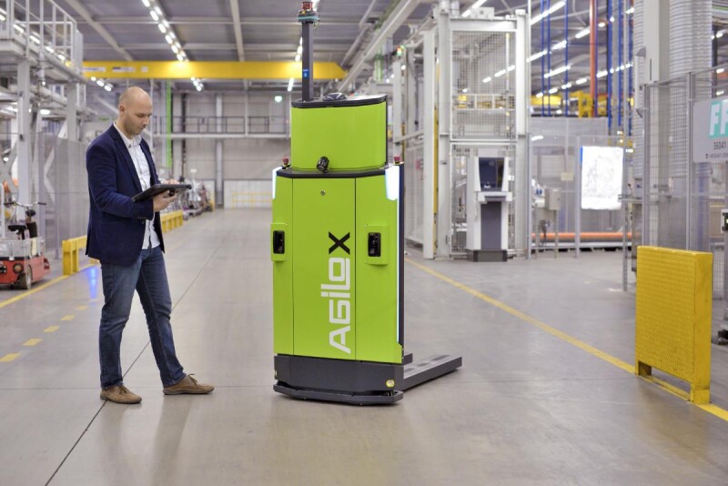AGILOX Autonomous Mobile Robots are Substantially Saving Costs by Applying Artificial Swarm Intelligence