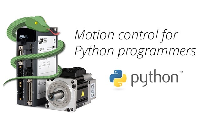 Motion Control Resources for Python™ Programmers: AMP Release Application Note with Code for Interfacing Intelligent Drives in Python™ Automation Projects
