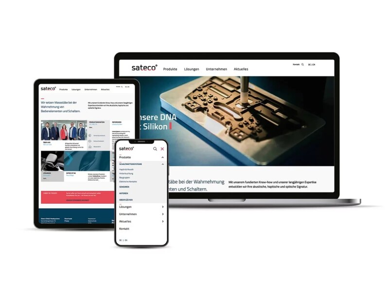 New Sateco Website: Functional with a Modern Design