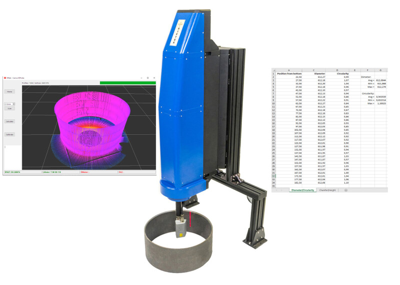 PROFINET Interfaced 3D Laser Measurement