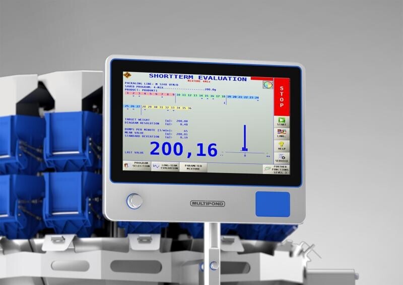 Updated HMI for Multipond Weighers