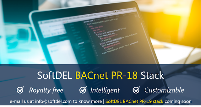 SoftDEL launches BACnet Stack with Protocol Revision 18