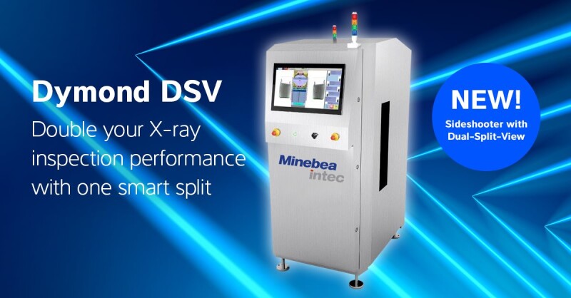 X-Ray Inspection System Minebea Intec Dymond DSV: Double Detection Performance Through a Smart Split