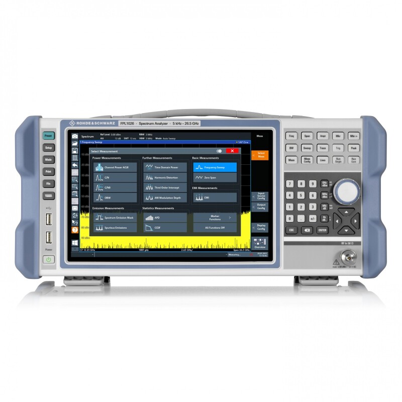 Rohde & Schwarz Adds New Frequency Ranges to its Portable All-Rounder Spectrum Analyzers