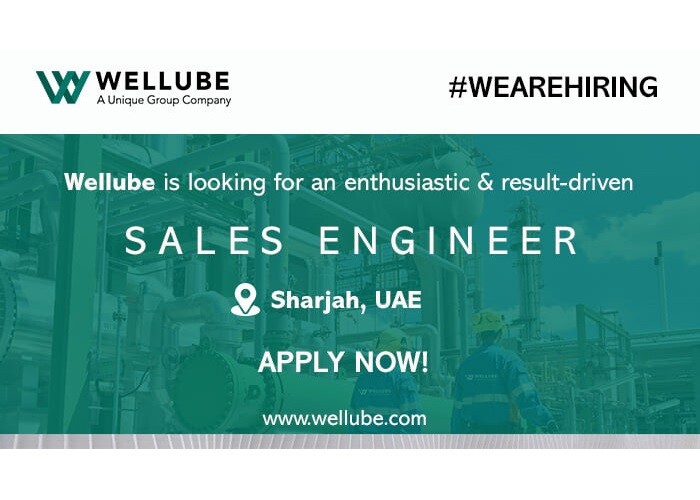 Job Offer By Wellube - Sales Engineer