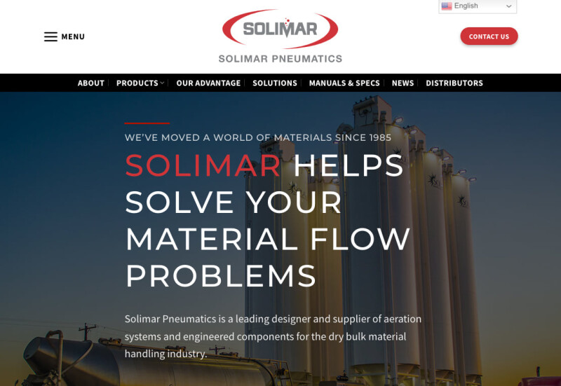 Solimar Pneumatics is Excited to Announce their New Website