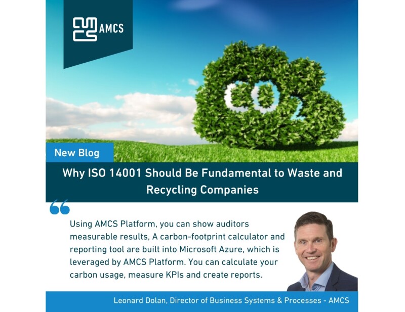 Article by AMCS - Why ISO 14001 Should Be Fundamental to Waste and Recycling Companies