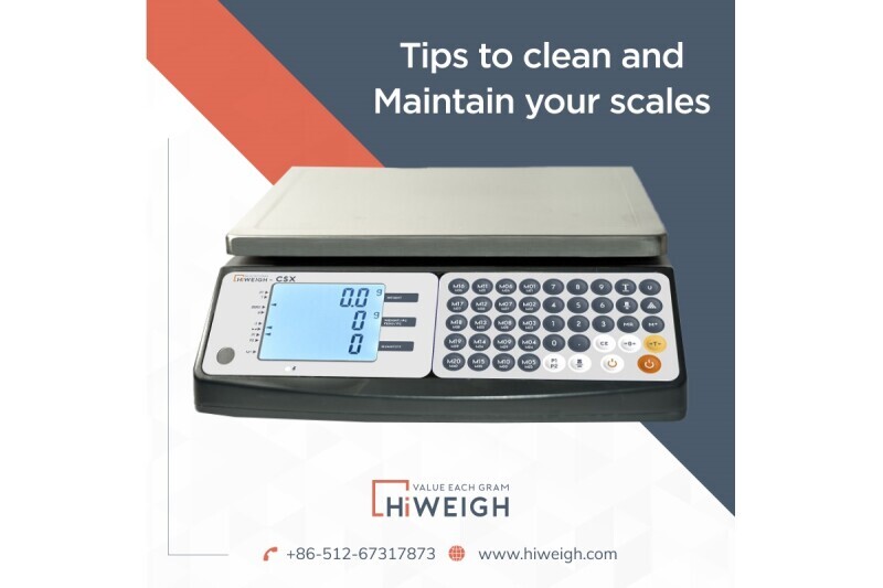 Article by HiWeigh: How to Clean and Maintain Your Scales?