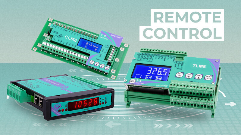 Complete Remote Control of LAUMAS Multichannel Transmitters