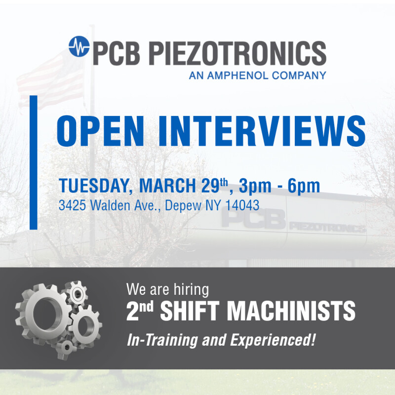 Job Offer By PCB Piezotronics - Machinist