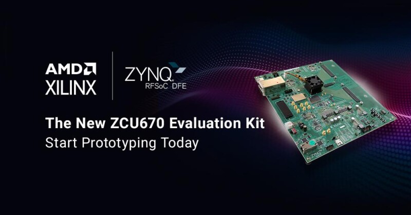 Zynq UltraScale+ RFSoC ZCU670 Evaluation Kit Available Now