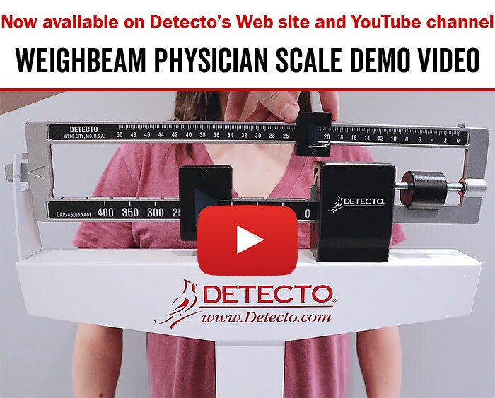 New Video: DETECTO's Weighbeam Physician Scales