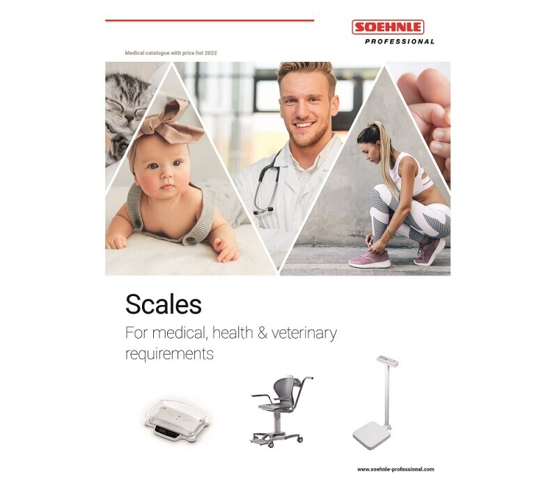 Scales for Medical, Health & Veterinary Requirements - the New Soehnle Catalogue