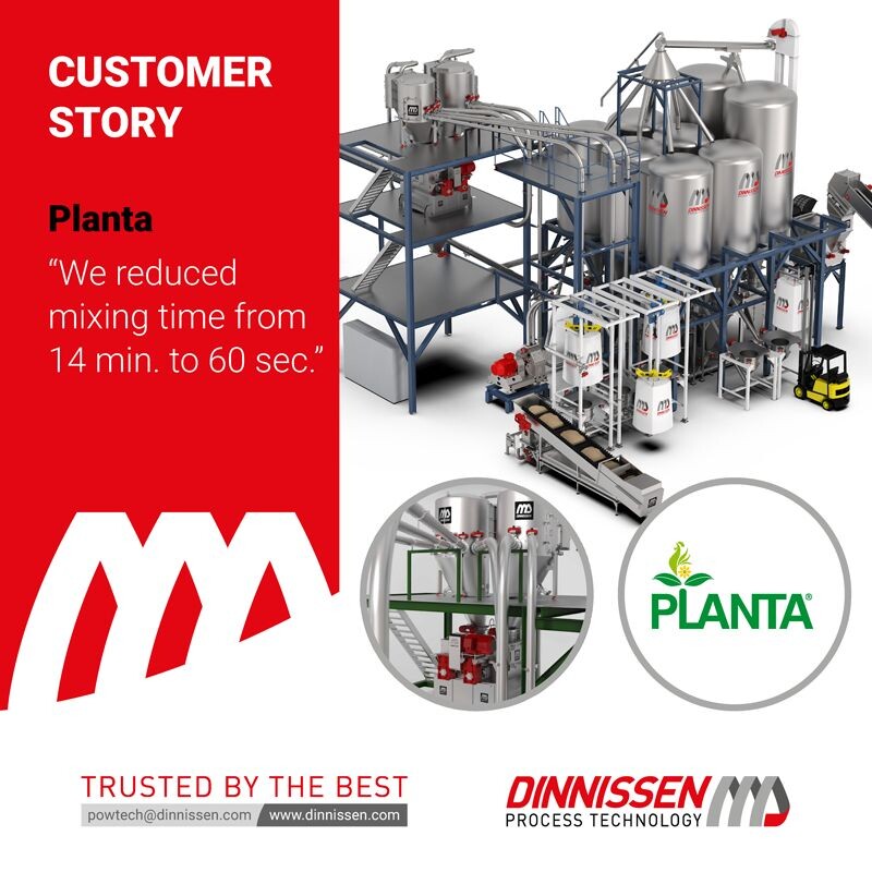 Planta and Dinnissen: 20 Years of Customer Relationship and Process Line Development