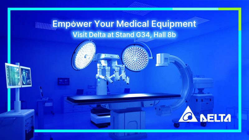 Delta Presents Advanced Medical Power Supplies for High-end Medical Equipment at COMPAMED 2022