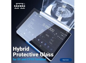 New Hybrid Protective Glass for RADWAG 5Y and CY10 Terminal