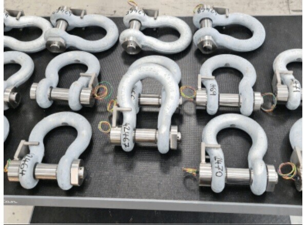 LCM Systems Ltd delivered 12 Tonne Wireless Load Shackles
