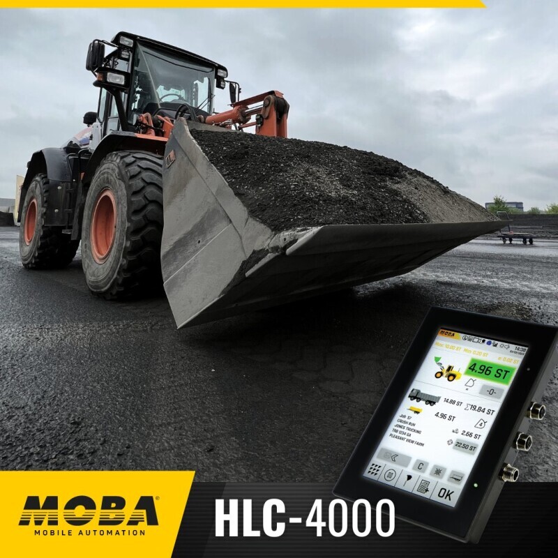 MOBA's all-new HLC-4000 Wheel Loader Scale System