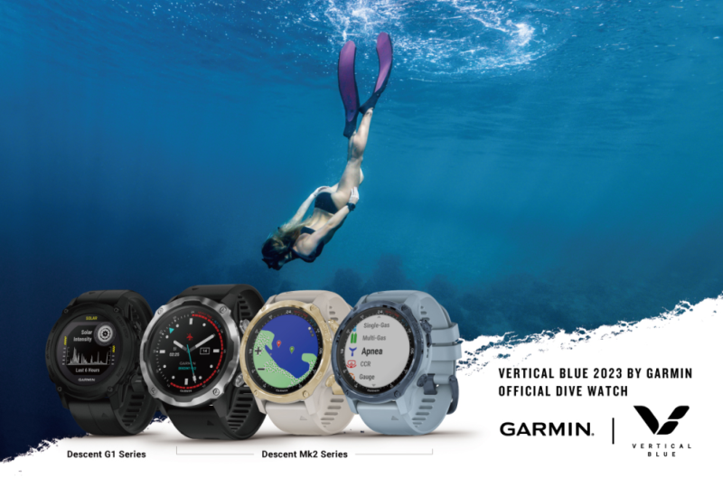 Garmin announces its title sponsorship of the world-renowned freediving event: Vertical Blue 2023 by Garmin