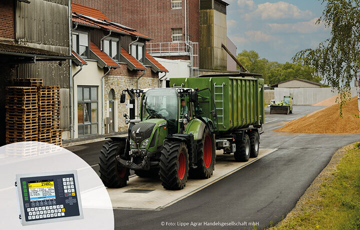 SysTec Case study: Vehicle scale with SysTec weighing electronics in agricultural logistics