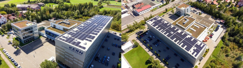 KERN & SOHN high-bay warehouse with new photovoltaic system