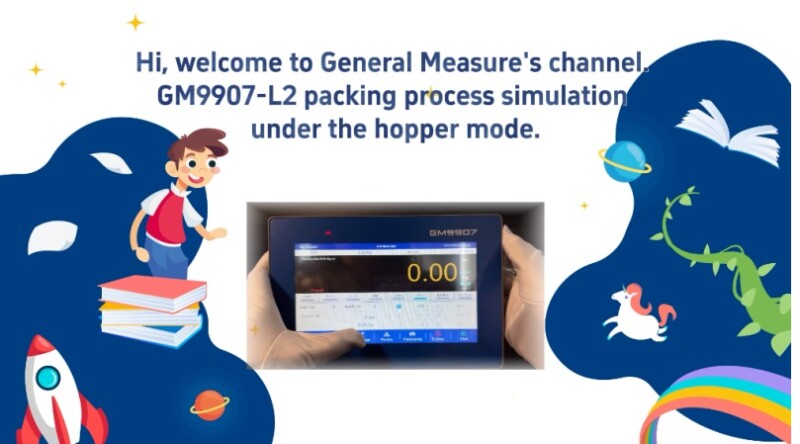 General Measure Weighing Controller GM9907 Parameter Setting for Packing Process